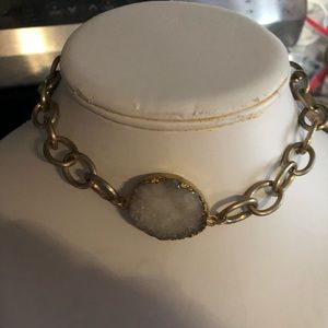 Costume Druzy Choker Necklace- 488 $30 or $25 w/offer